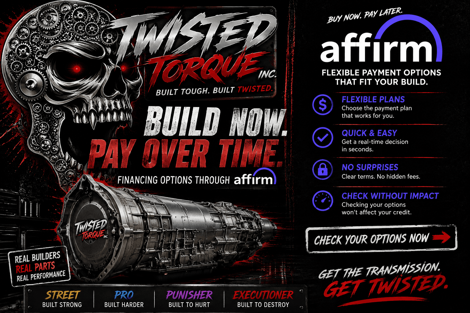BUILD NOW. PAY OVER TIME. ⚙️🔥